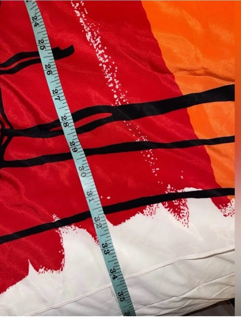 Vibrant Colorful Abstract Artistic Style Scarf - 34”x37”
